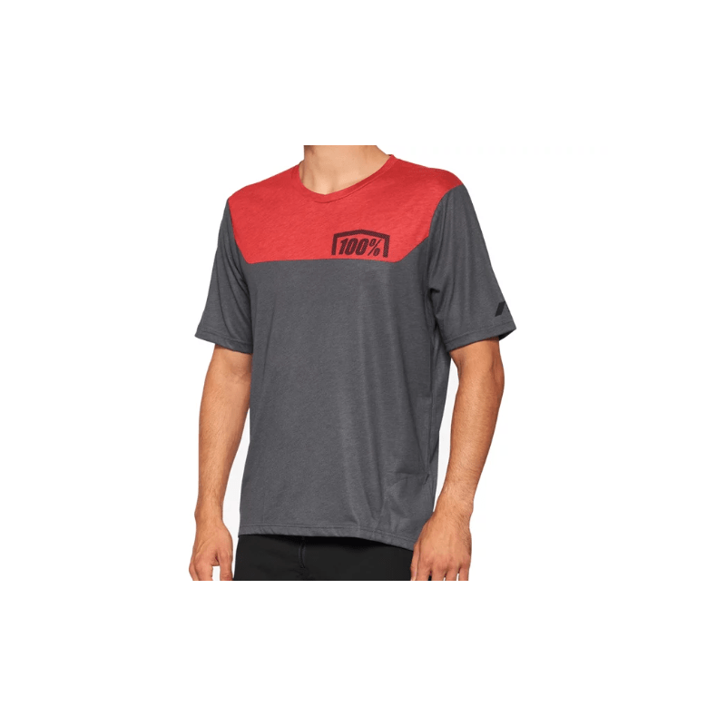 CAMISETA 100% AIRMATIC CHARCOAL/RED 2022