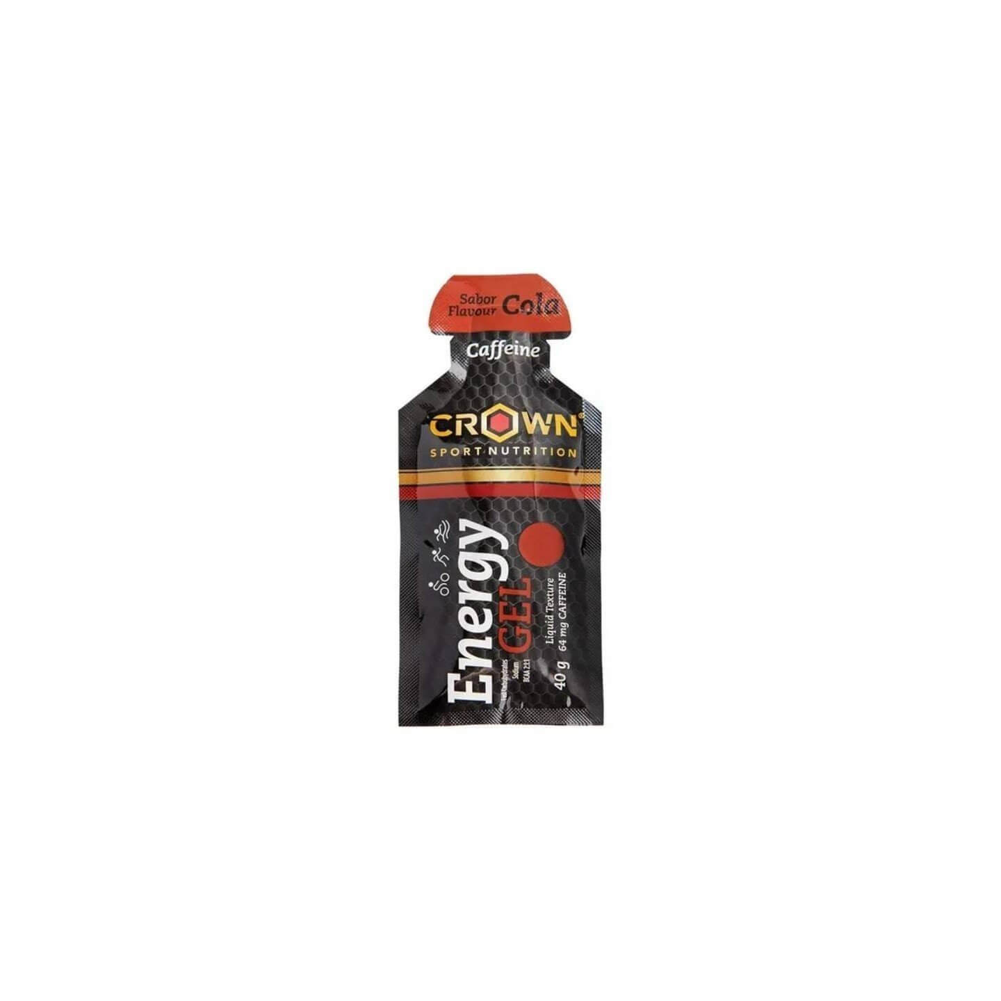 GEL CROWN SPORT COLA + CAFEINA 40G