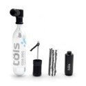 KIT DE REPARACION TUBELESS CON MECHAS + CO2 TOLS