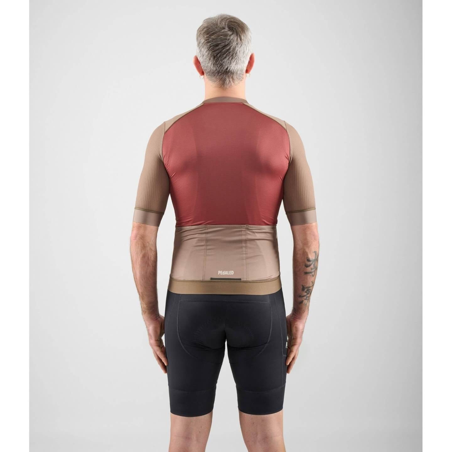 MAILLOT PEdALED ELEMENT BROWN