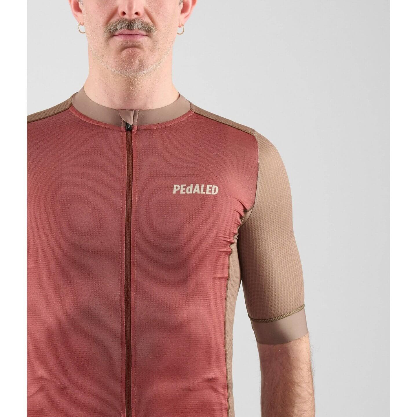 MAILLOT PEdALED ELEMENT BROWN