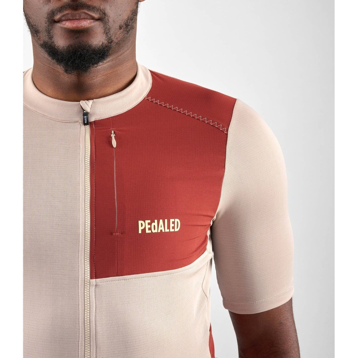 MAILLOT PEdALED ODYSSEY MERINO BEIGE