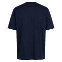 RAPHA MEN'S COTTON T-SHIRT LARGE LOGO NAVY