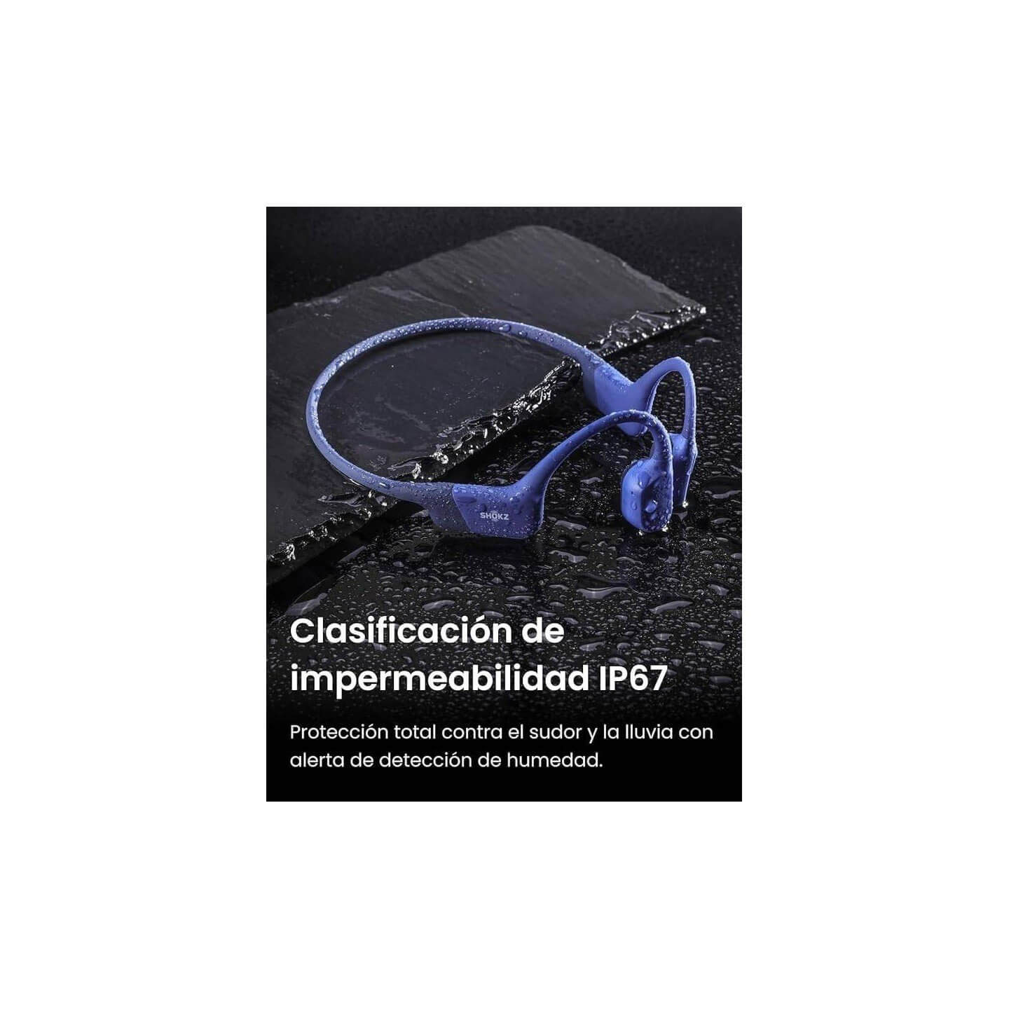 SHOKZ OPEN RUN MINI AZULES | AURICULARES DE CONDUCCIÓN ÓSEA