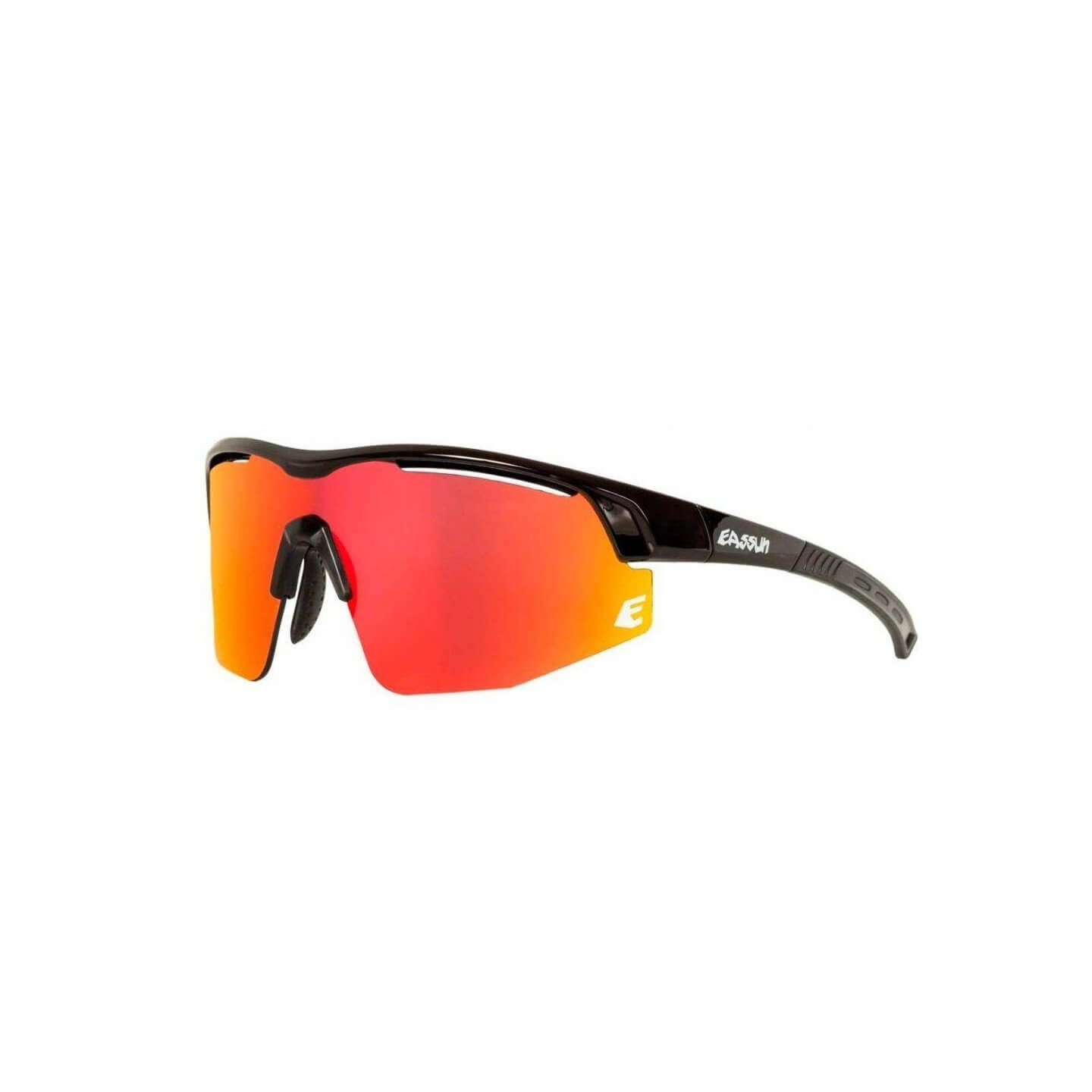 GAFAS EASSUN SPRINT BLACK FRAME REVO RED LENTS | Ravet Bike