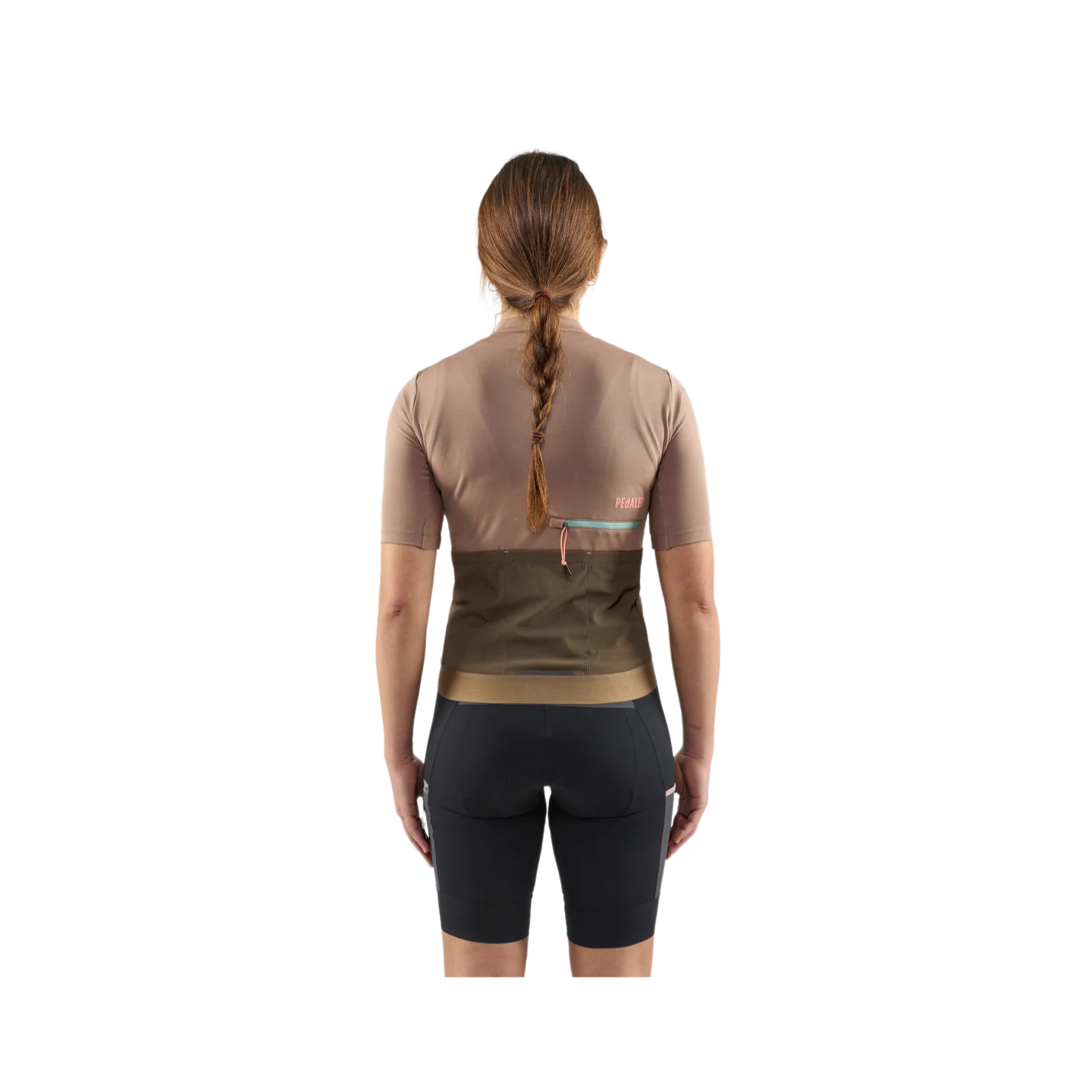 MAILLOT PEDALED ODYSSEY MERINO BROWN MUJER | Ravet Bike
