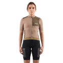 MAILLOT PEDALED ODYSSEY MERINO BROWN MUJER | Ravet Bike