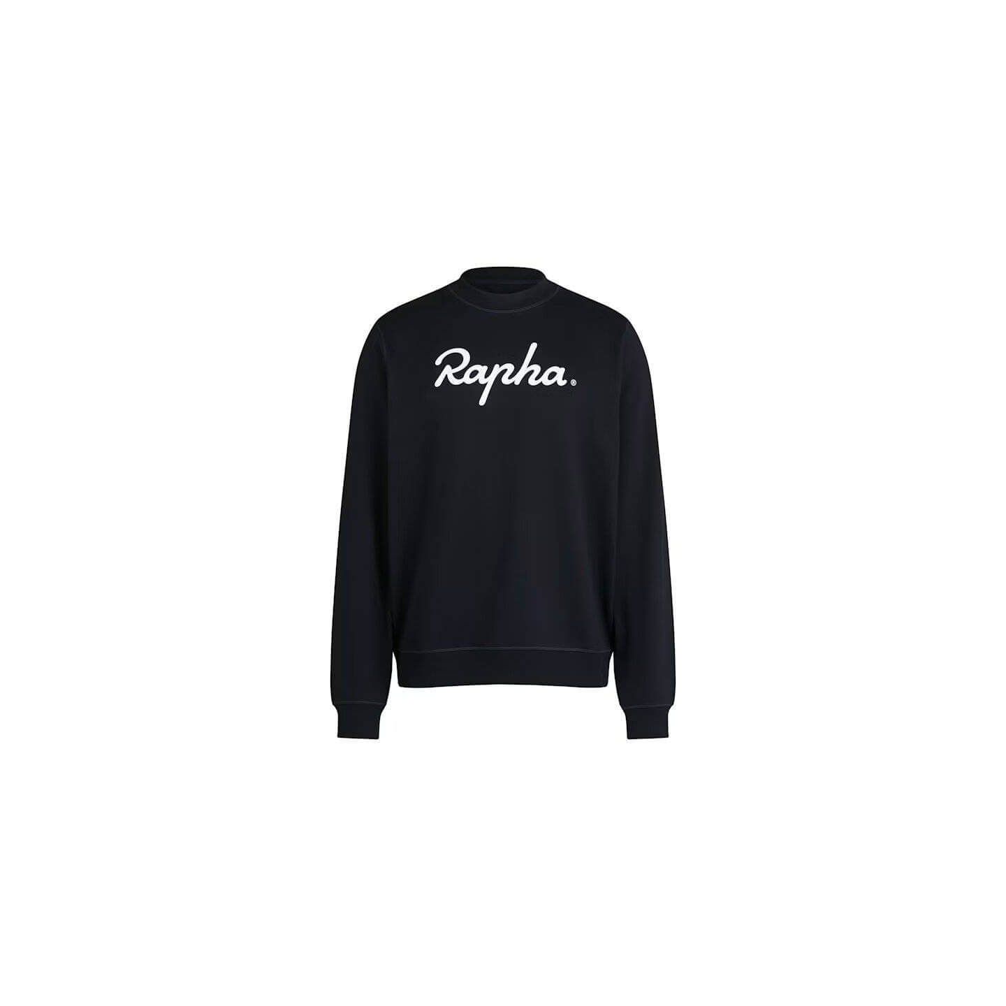 SUDADERA RAPHA LARGE LOGO BLACK/WHITE | Ravet Bike