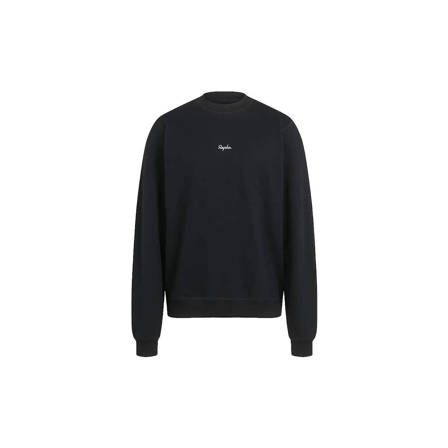 SUDADERA ALGODÓN RAPHA BLACK/WHITE | Ravet Bike