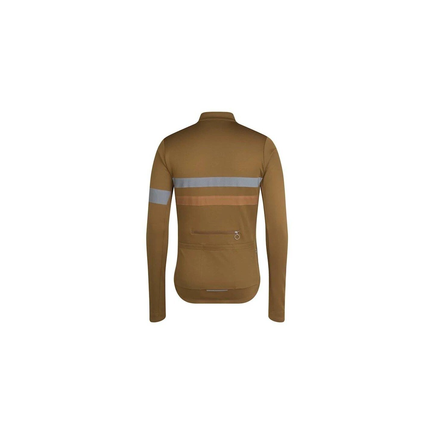 JERSEY RAPHA BREVET BROWN / FADED GOLD | Ravet Bike