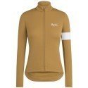 CHAQUETA MUJER RAPHA CORE WINTER FADED GOLD / WHITE | Ravet Bike
