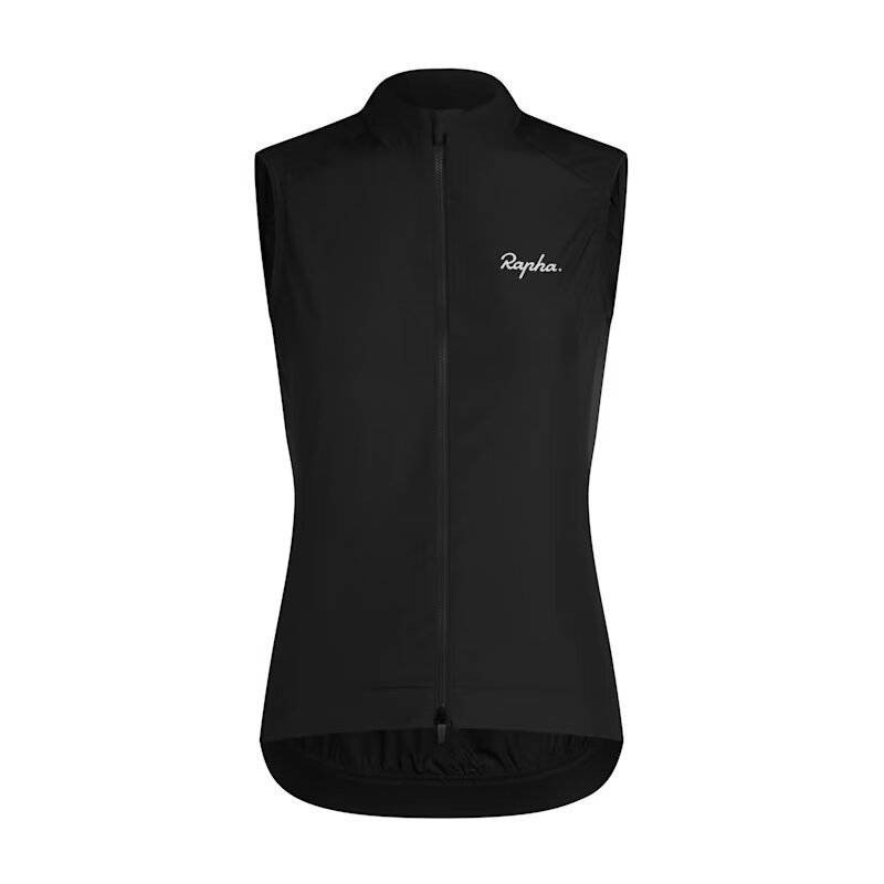 RAPHA CORE GILET BLACK/WHITE MUJER