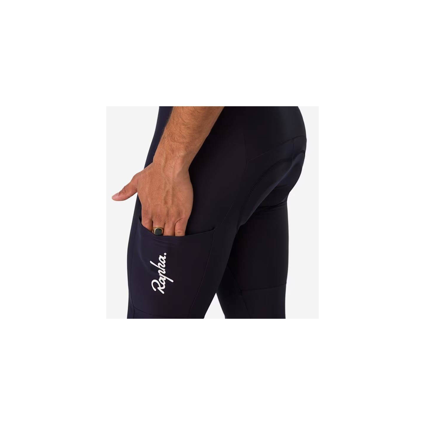 RAPHA CORE CARGO WINTER TIGHTS WITH PAD DARK NAVY/NAVY | Ravet Bike