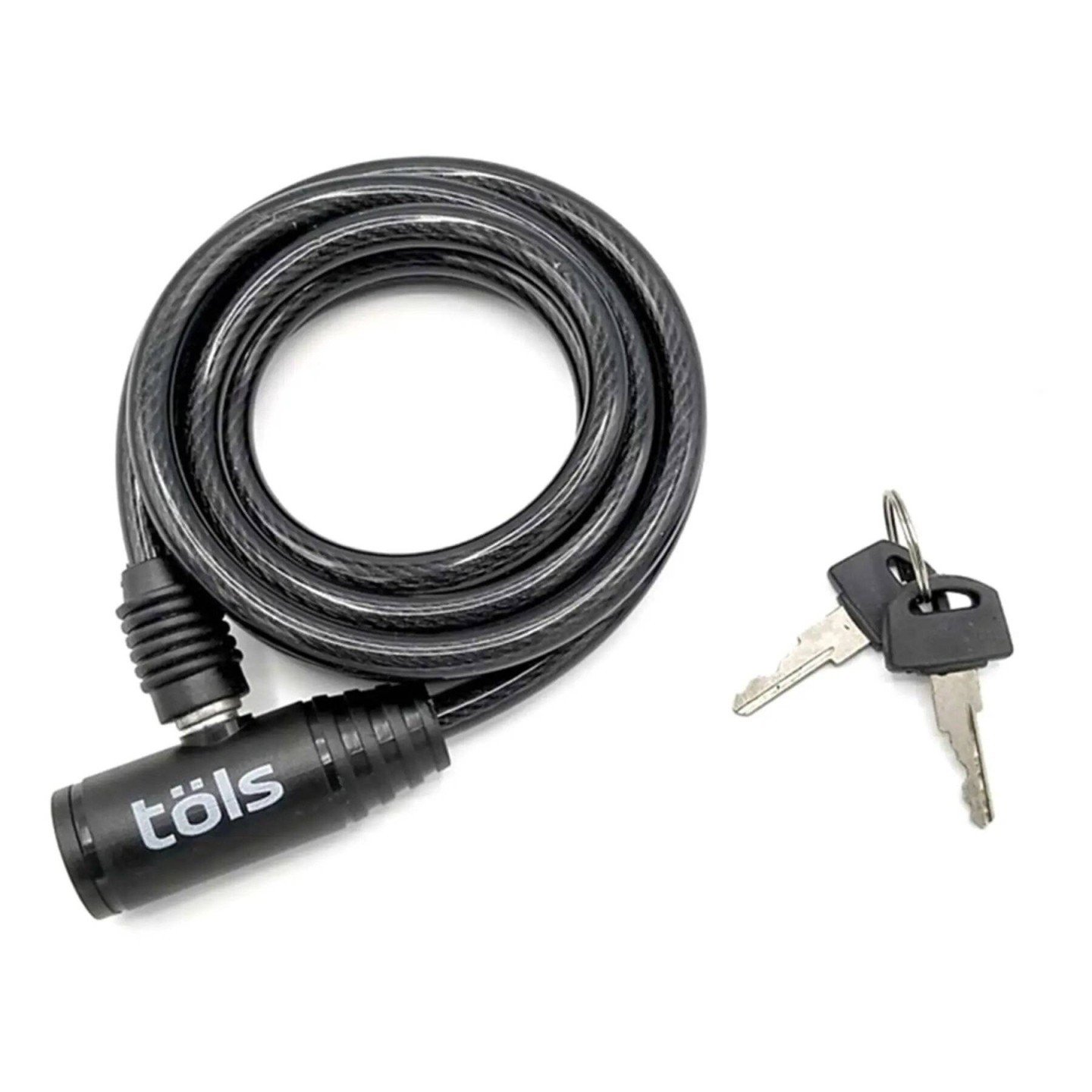 CANDADO ESPIRAL TOLS CON LLAVE 180X8 | Ravet Bike