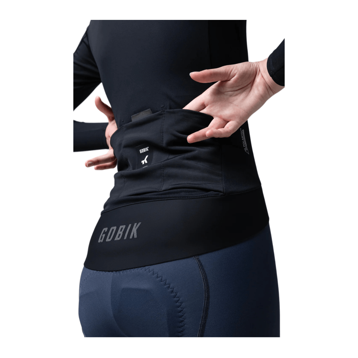 MAILLOT MANGA LARGA GOBIK ENVY 2.0 MUJER JET BLACK | Ravet Bike