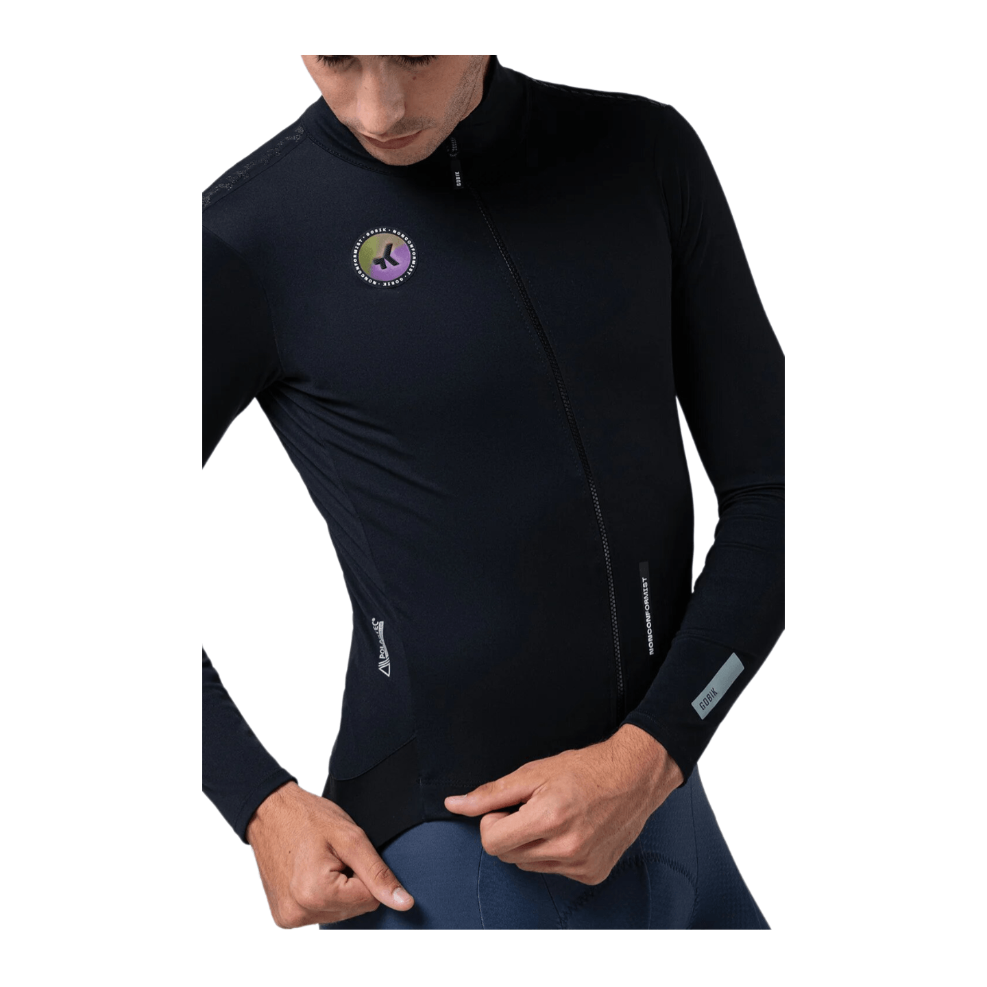 MAILLOT MANGA LARGA GOBIK ENVY 2.0 HOMBRE JET BLACK | Ravet Bike