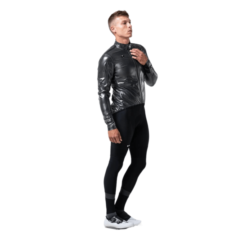 CHAQUETA LIGERA IMPERMEABLE PLUVIA 2.0 UNISEX TRUE BLACK