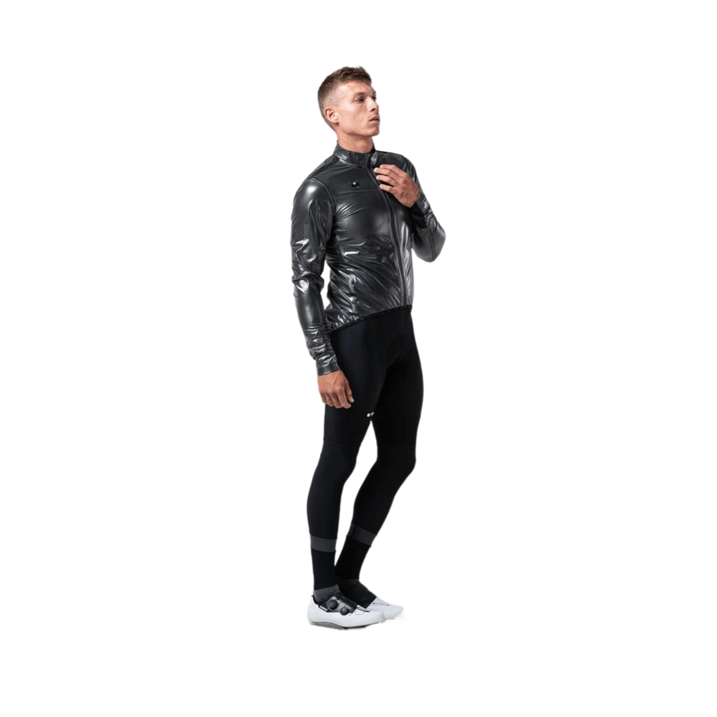 CHAQUETA LIGERA IMPERMEABLE PLUVIA 2.0 UNISEX TRUE BLACK | Ravet Bike