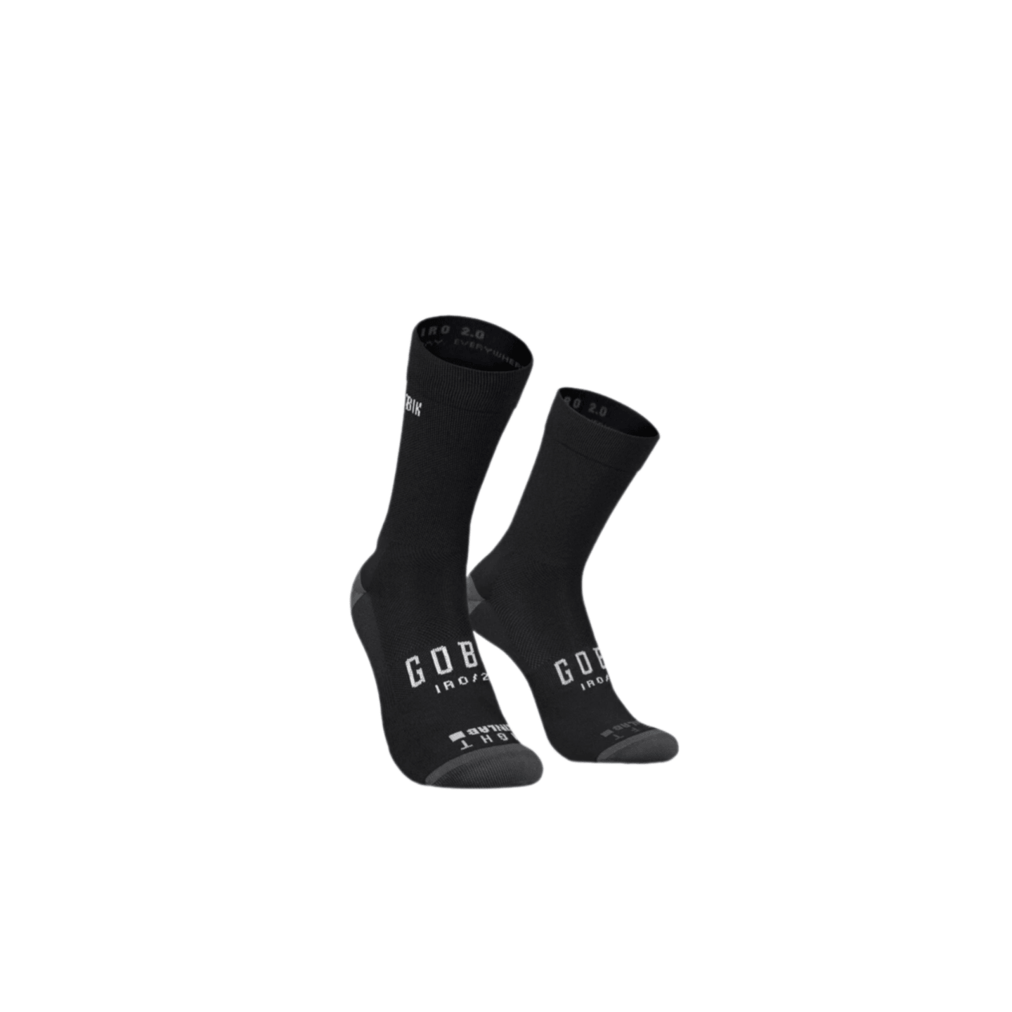 CALCETINES GOBIK IRO 2.0 UNISEX BLACK LOGO | Ravet Bike