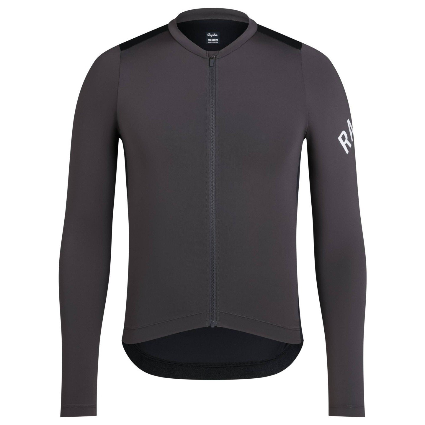 JERSEY MANGA LARGA RAPHA PRO TEAM LIGHTWEIGHT GRIS OSCURO | Ravet Bike