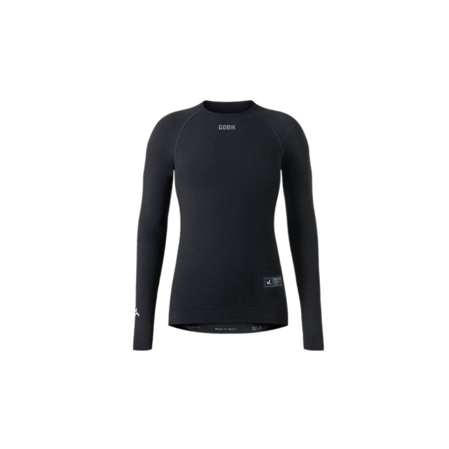 CAMISETA INTERIOR MANGA LARGA GOBIK WINTER MERINO MUJER COAL | Ravet Bike