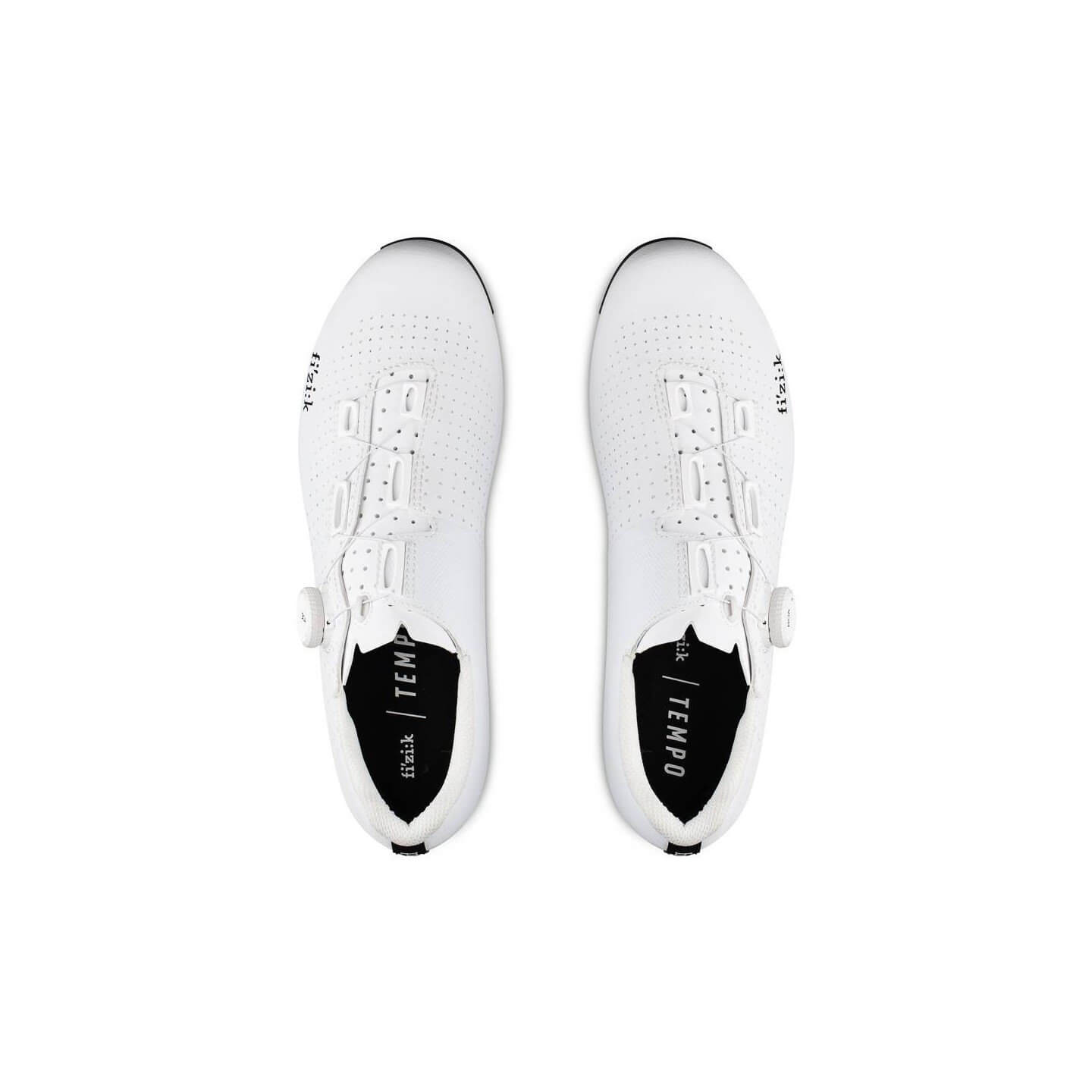 ZAPATILLAS FIZIK TEMPO DECOS CARBON WHITE/WHITE | Ravet Bike