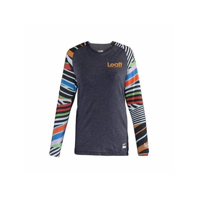 Camiseta Leatt AllMtn 3.0 Women Stripes MTB