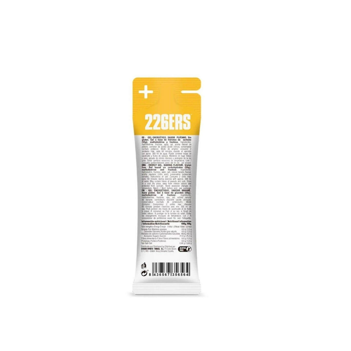 226ERS HIGH FRUCTOSE GEL PLATANO | Ravet Bike