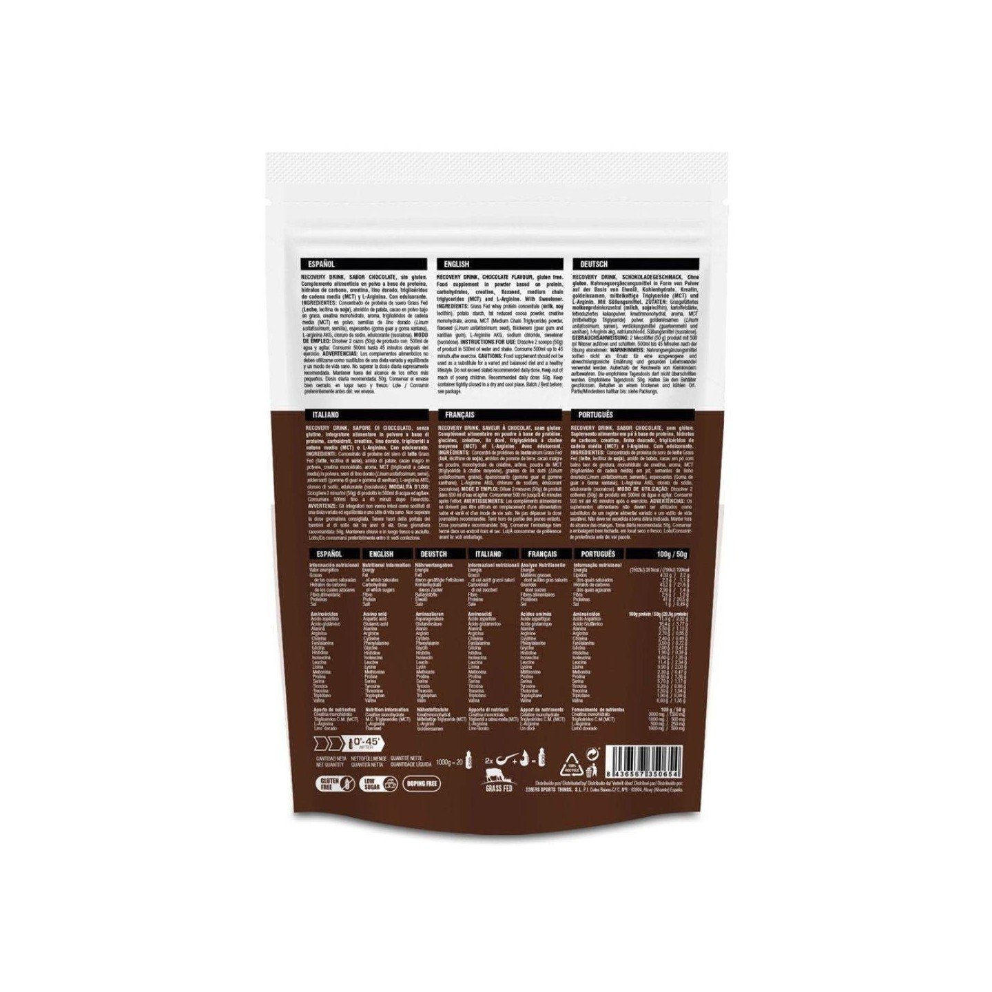 226ERS RECOVERY DRINK CHOCOLATE 1KG | Ravet Bike