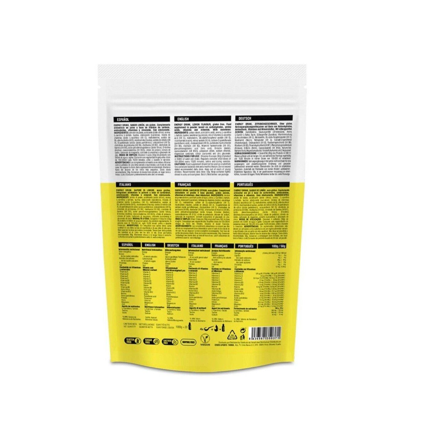 BOTE226ERS ENERGY DRINK LIMON 1000GR | Ravet Bike