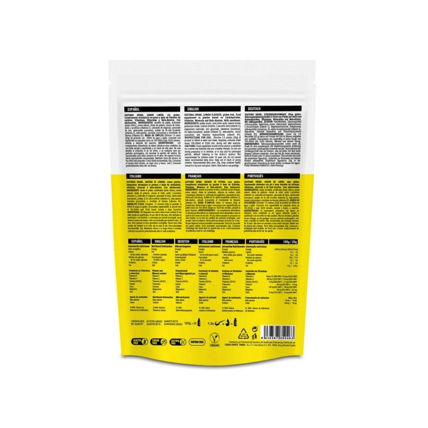 226ERS BOTE ISOTONICO LIMON 1KG | Ravet Bike