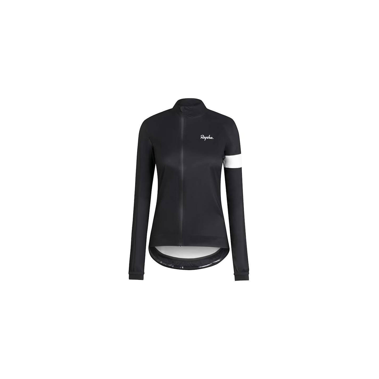 RAPHA WOMENS CORE RAIN JACKET II BLACK | Ravet Bike