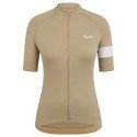 MAILLOT RAPHA CORE TAN WHITE MUJER | Ravet Bike