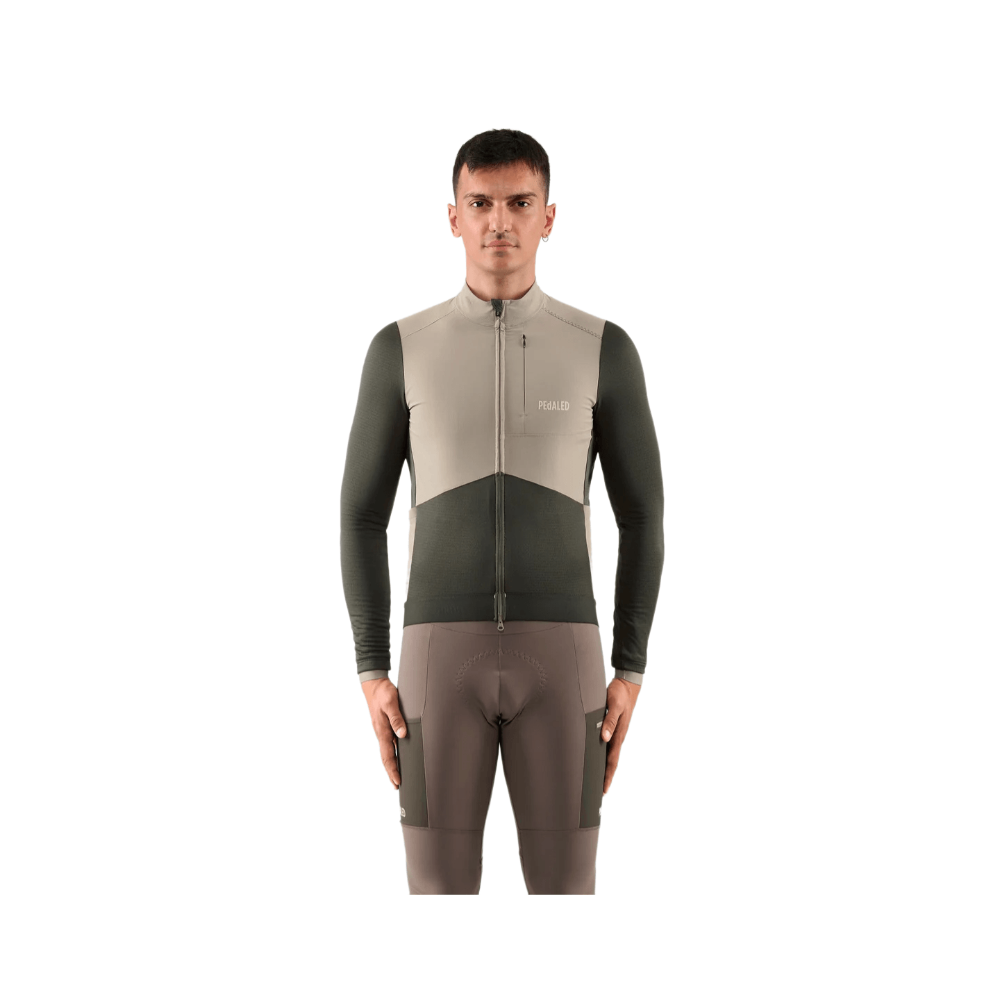 MAILLOT PARAVIENTO PEDALED MERINO GREY | Ravet Bike