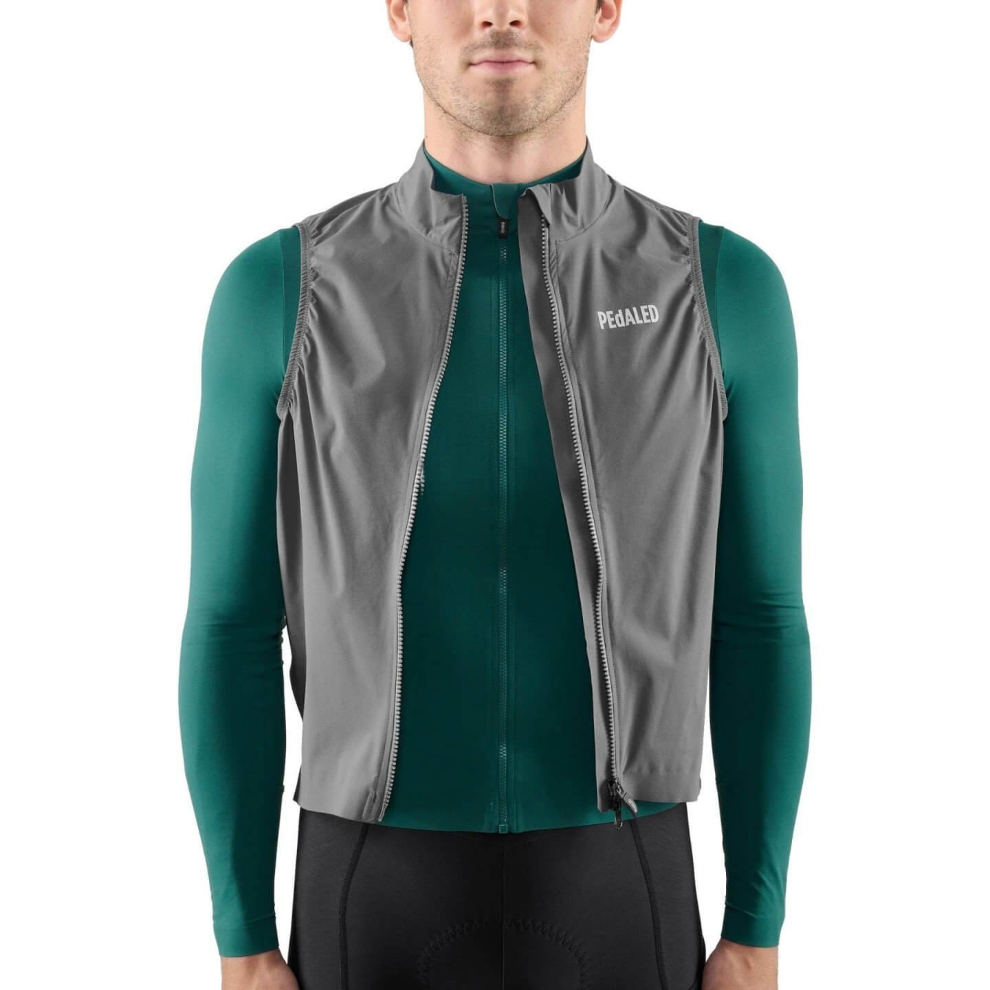 CHALECO PEDALED WATERPROOF GREY | Ravet Bike
