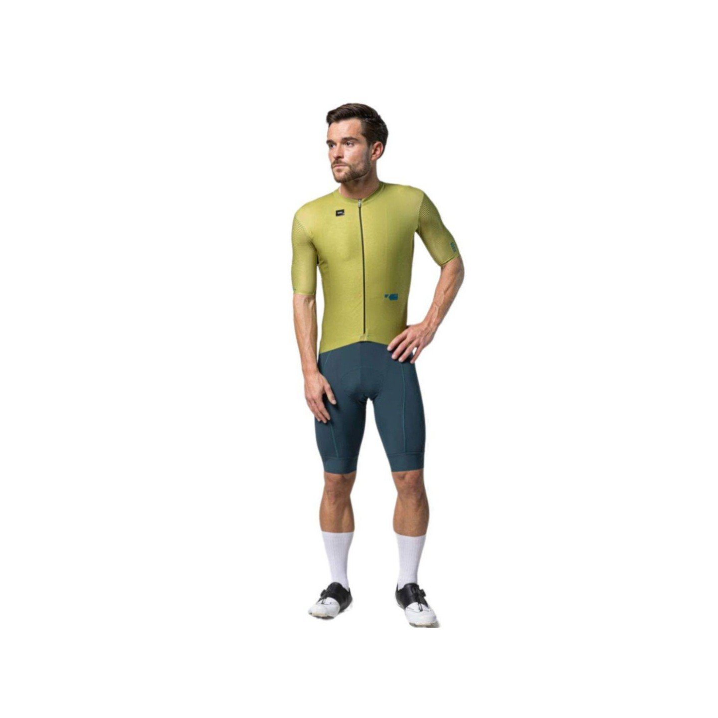 MAILLOT MANGA CORTA GOBIK MAGNITUDE HOMBRE SPLIT GREEN | Ravet Bike