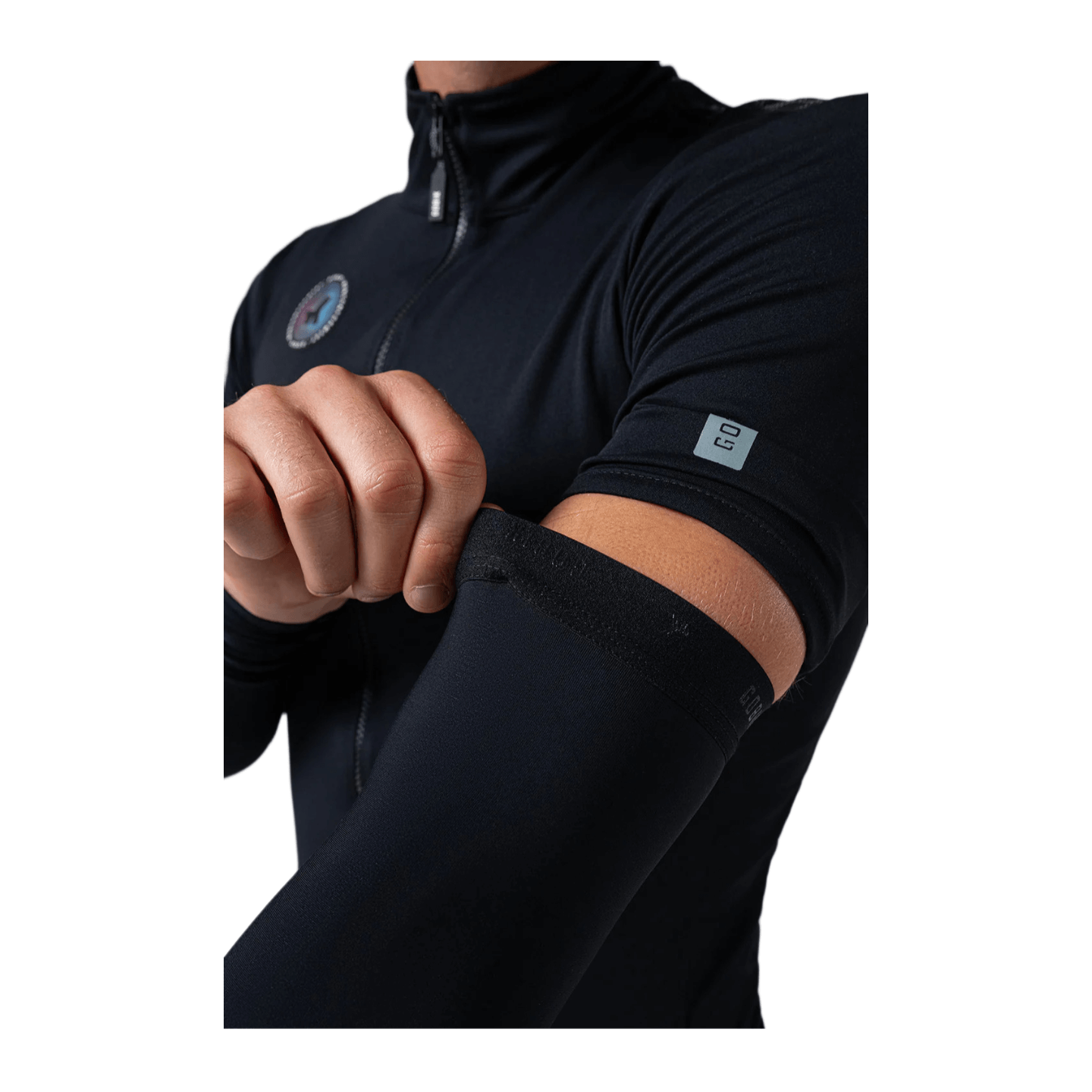 MANGUITOS TÉRMICOS GOBIK KABA UNISEX PITCH BLACK | Ravet Bike