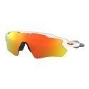 GAFAS OAKLEY RADAR EV PATH POLISHED WHITE FIRE IRIDIUM | Ravet Bike