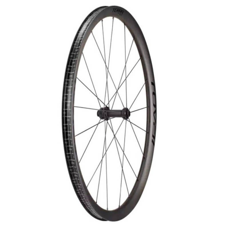 JUEGO RUEDAS ROVAL TERRA CLX II SATIN CARBON/GLOSS BLK