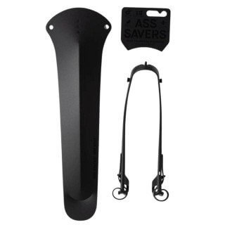 Guardabarros Trasero Bici Negro Ajustable