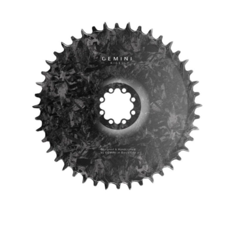 PLATO GEMINI RIGEL CARBON CHAINRING GRAVEL / ROAD 40 8T