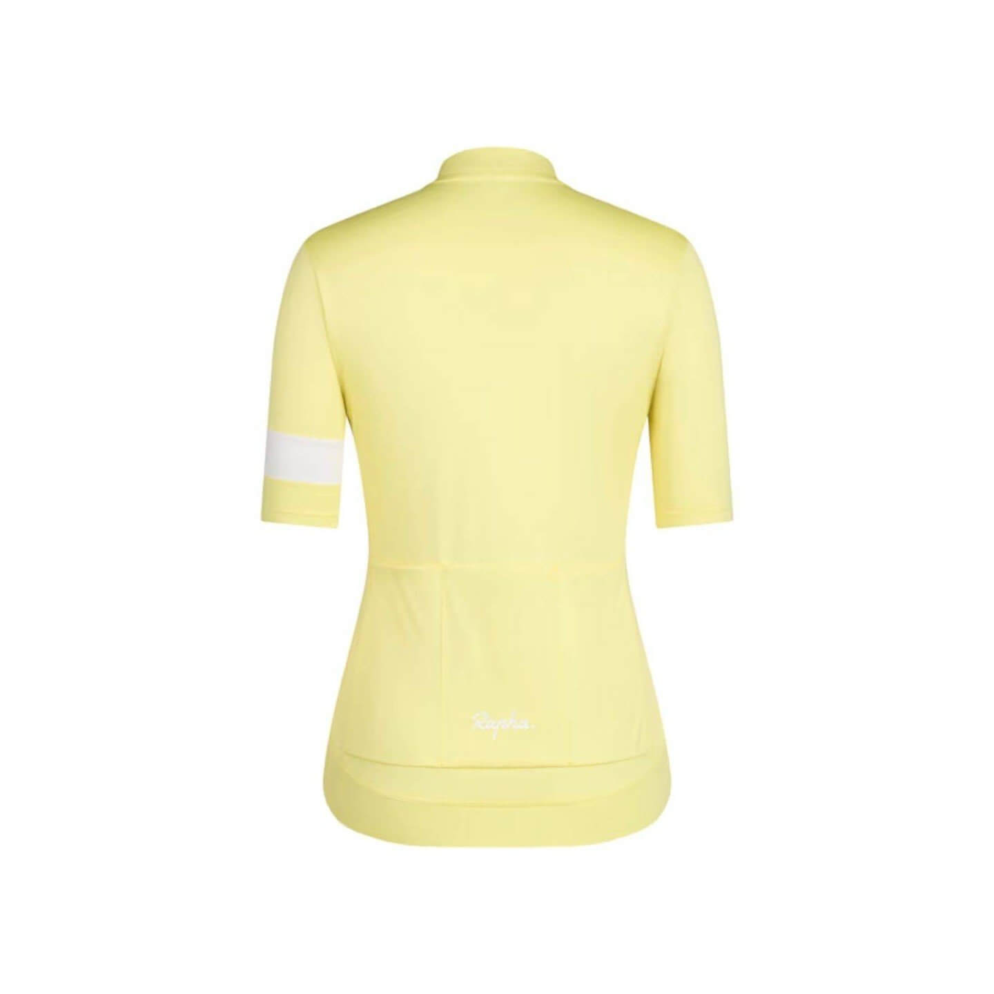 MAILLOT RAPHA WOMEN'S CORE CITRON WHITE | Ravet Bike
