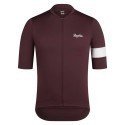 MAILLOT MANGA CORTA RAPHA CORE MAHOGANY WHITE | Ravet Bike