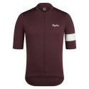 MAILLOT MANGA CORTA RAPHA CORE MAHOGANY WHITE | Ravet Bike