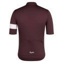 MAILLOT MANGA CORTA RAPHA CORE MAHOGANY WHITE | Ravet Bike