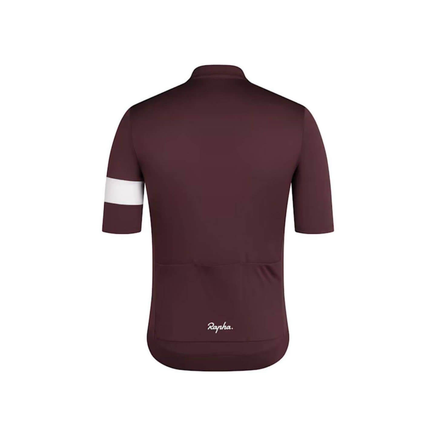 MAILLOT MANGA CORTA RAPHA CORE MAHOGANY WHITE | Ravet Bike