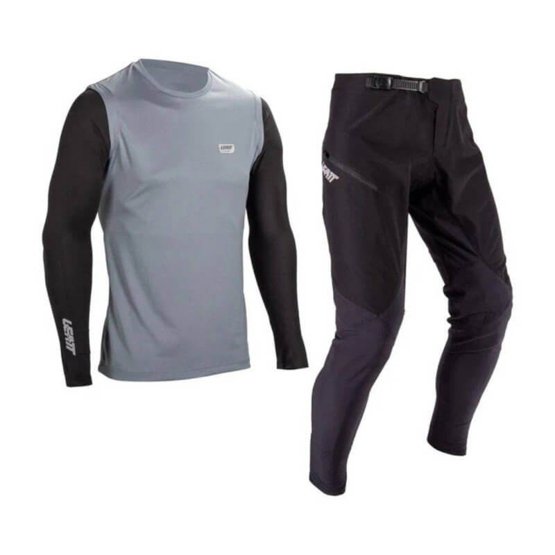 Kit Leatt MTB 1.0 Titanium | Camiseta y pantalón