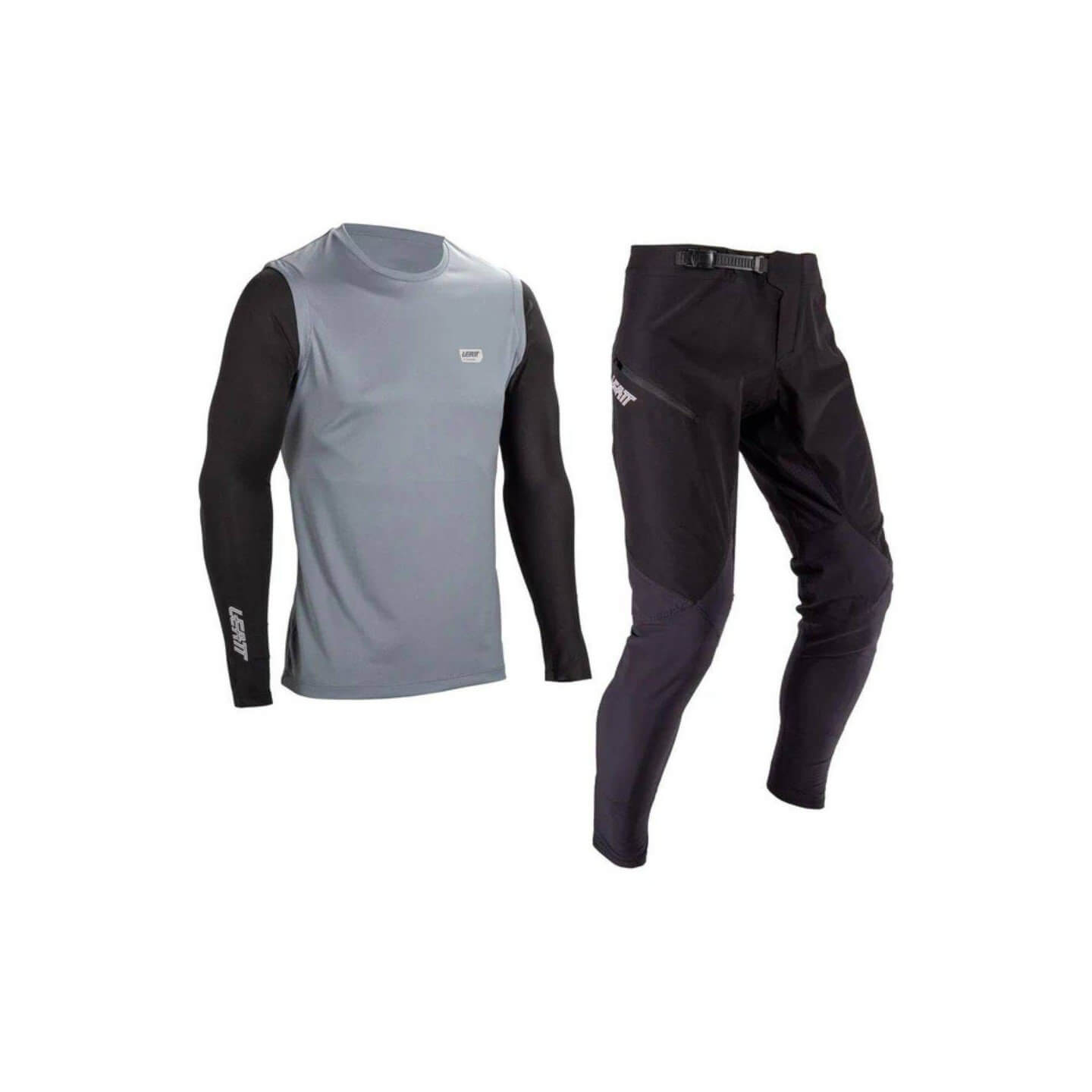 LEATT MTB 1.0 RIDE KIT - TITANIUM | Ravet Bike