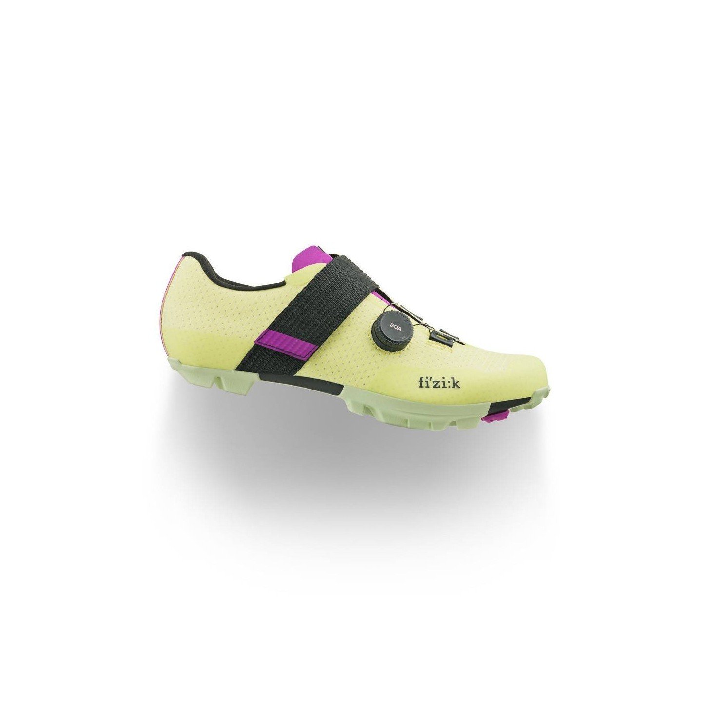 ZAPATILLAS FIZIK VENTO FEROX CARBON LIME PURPLE | Ravet Bike