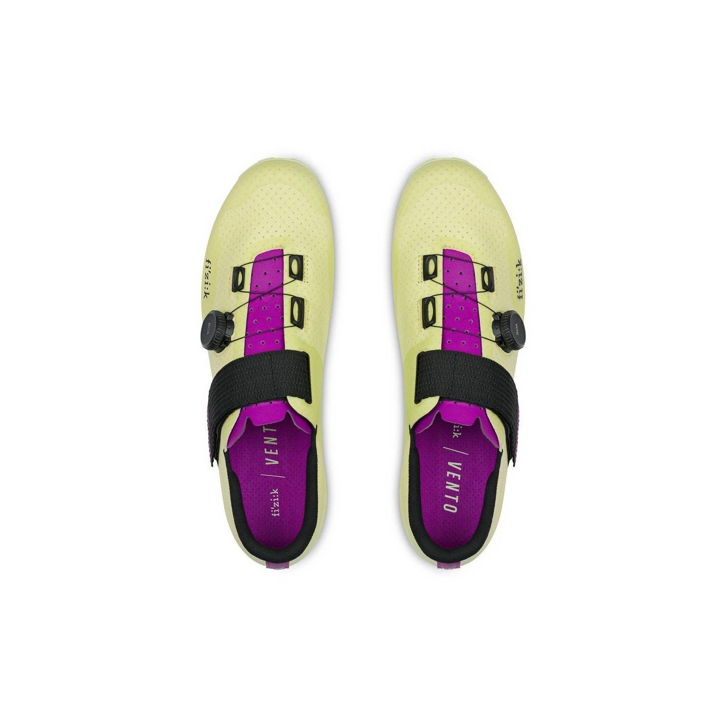 ZAPATILLAS FIZIK VENTO FEROX CARBON LIME PURPLE | Ravet Bike